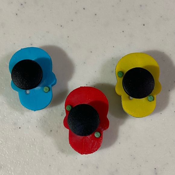COPY - Sugar skull 3 piece Shoe Charm bundle for Crocs~ beautiful detail… - Picture 2 of 2